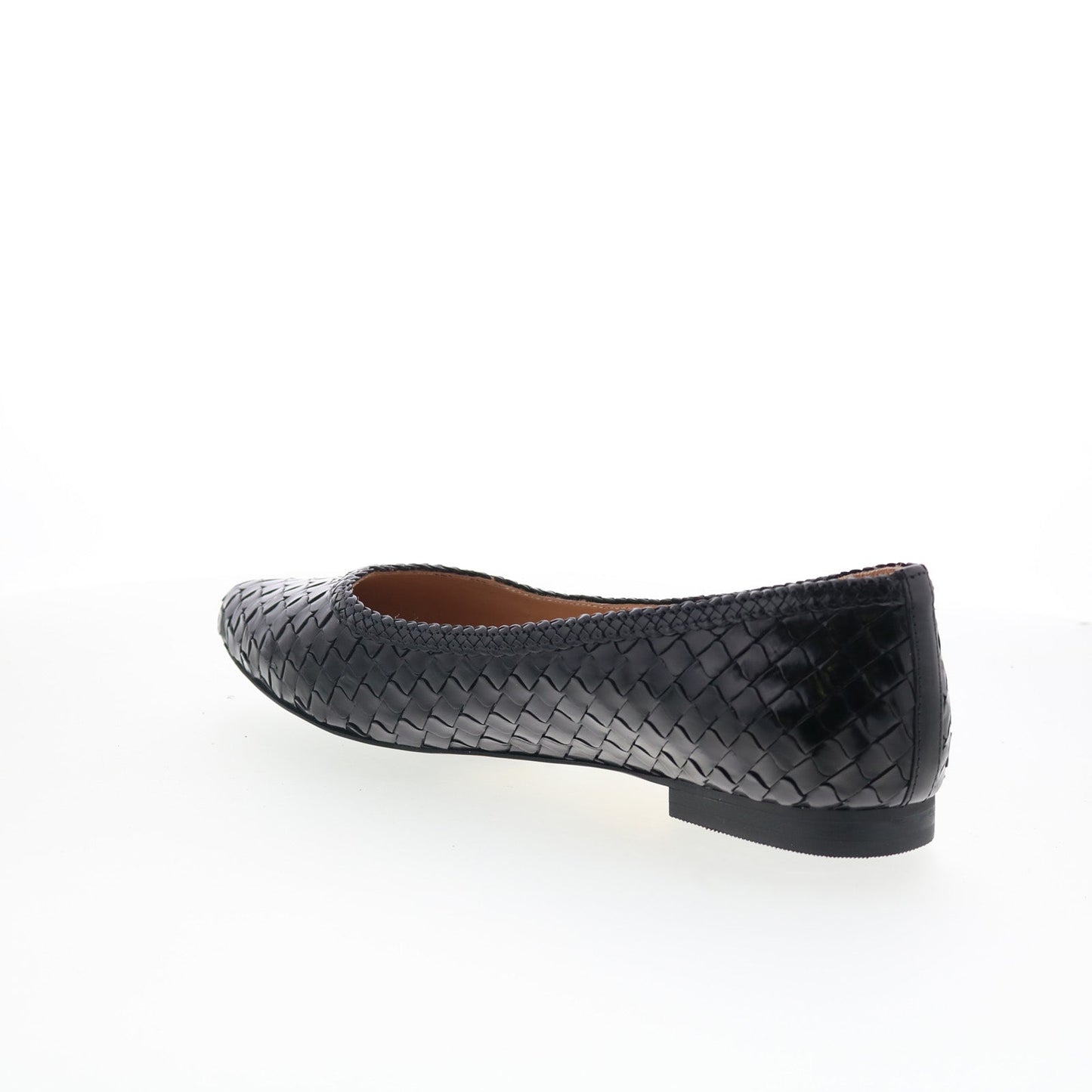 Trotters Emmie T2371-001 Womens Black Leather Slip On Loafer Flats Shoes