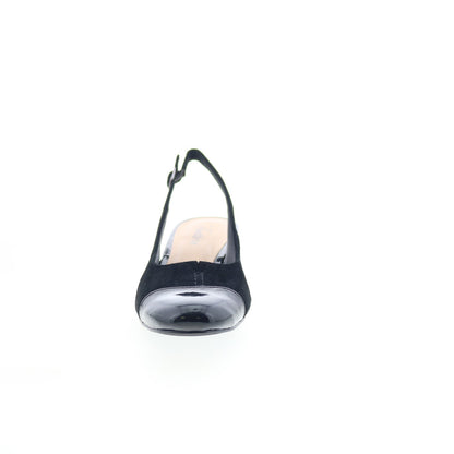 Trotters Dea T7001-048 Womens Black Extra Narrow Slingback Heels Shoes