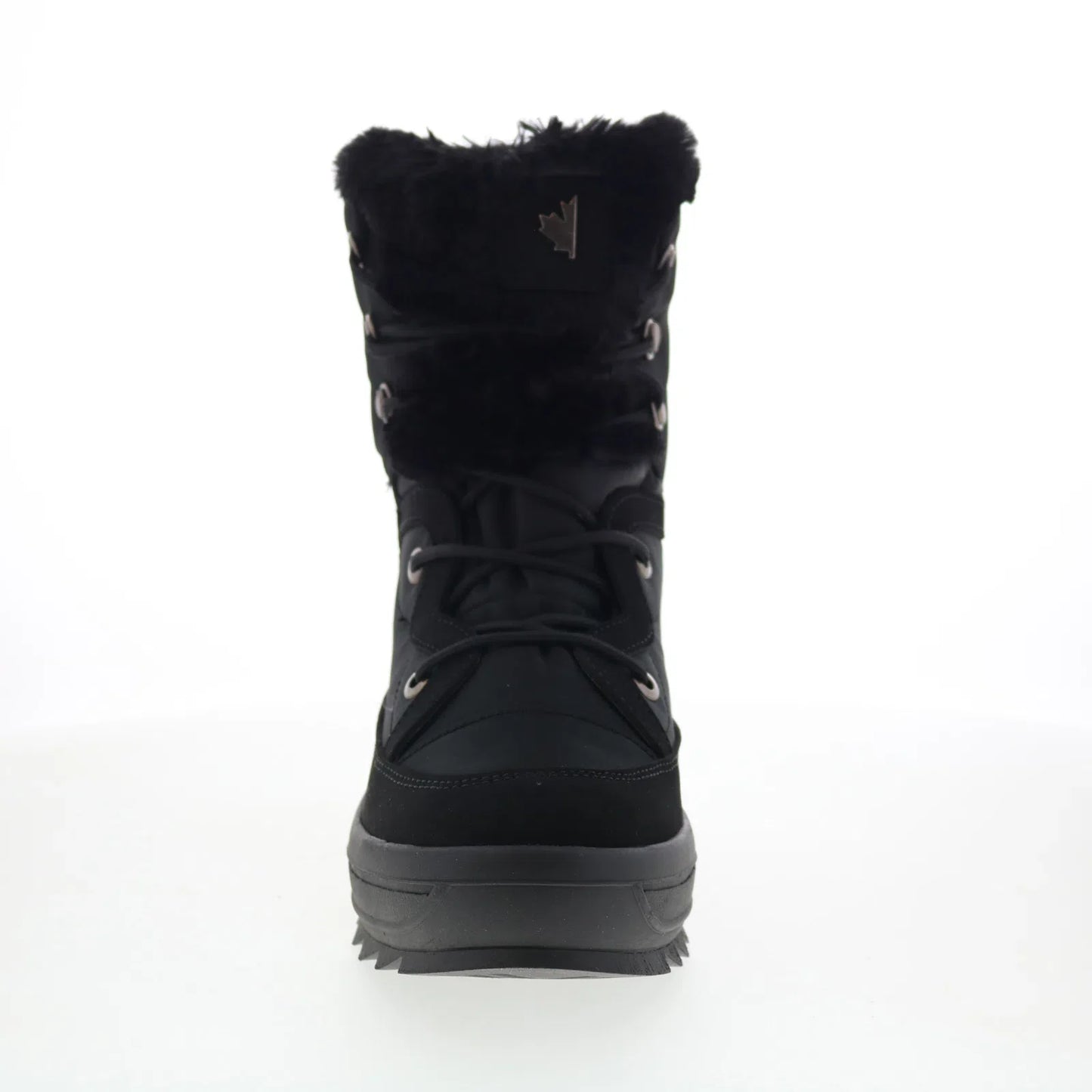 Pajar Tamey 74783 Womens Black Synthetic Lace Up Ankle & Booties Boots