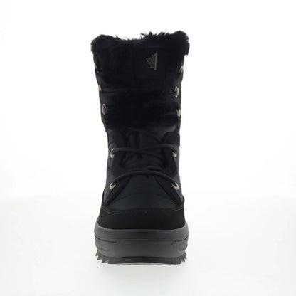 Pajar Tamey 74783 Womens Black Synthetic Lace Up Ankle & Booties Boots