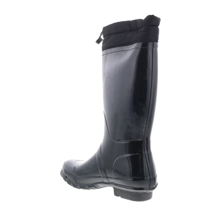 Pajar Tatiana 55656 Womens Black Synthetic Pull On Mid Calf Boots