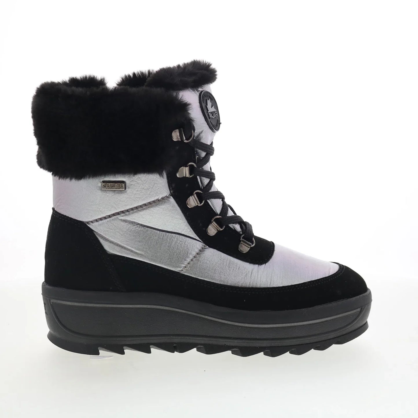 Pajar Titania PDPAB00206.01 Womens Silver Synthetic Ankle & Booties Boots