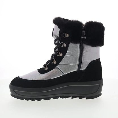Pajar Titania PDPAB00206.01 Womens Silver Synthetic Ankle & Booties Boots
