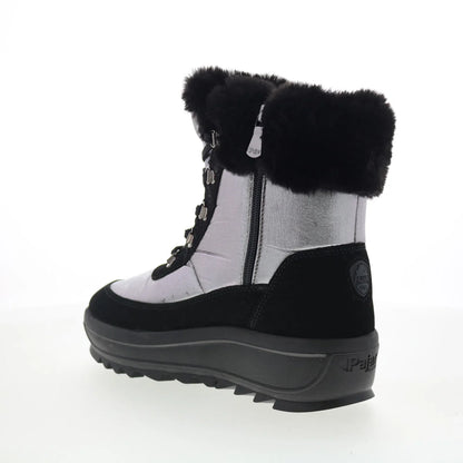 Pajar Titania PDPAB00206.01 Womens Silver Synthetic Ankle & Booties Boots