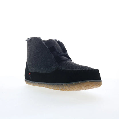 Minnetonka Torrey 40142 Womens Black Suede Loafer Slippers Shoes
