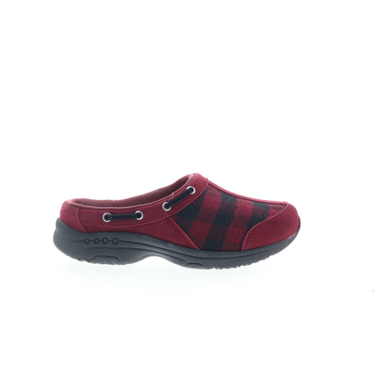 Easy Spirit Travelport 107 Martha Stewart Womens Red Clog Flats Shoes
