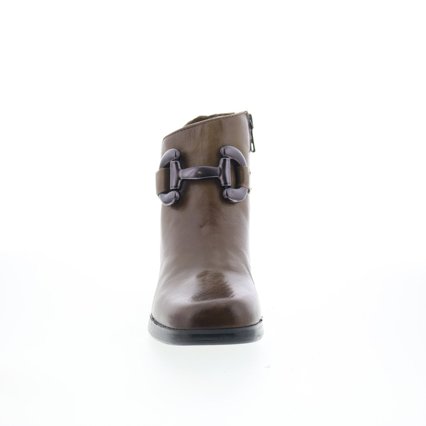 Miz Mooz Vino Womens Green Leather Zipper Ankle & Booties Boots