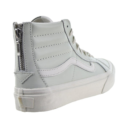 Vans Sk8-Hi Slim Zip Leather Men's Shoes Zephyr Blue-Black