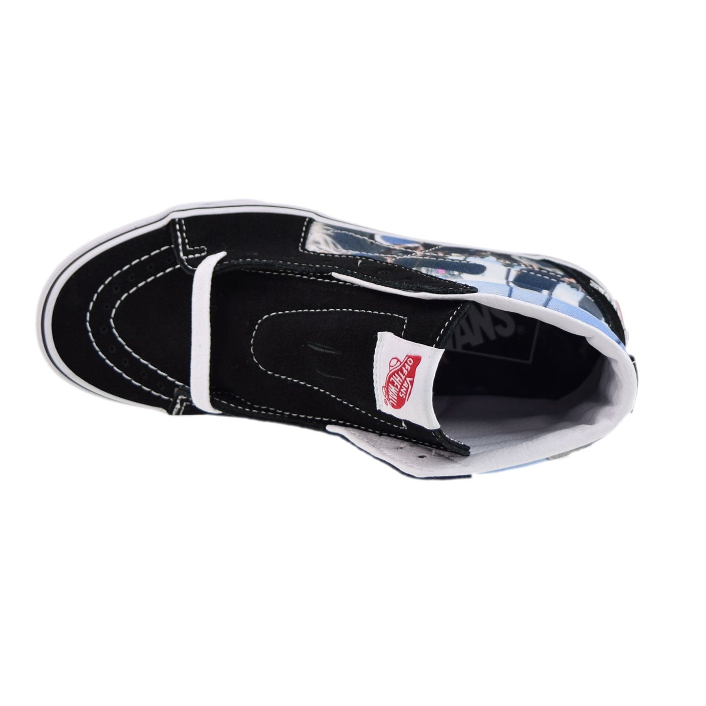 Vans X Moca Frances Stark SK8-Hi Men's Shoes Black-White