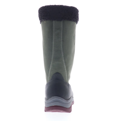 Original Muck Arctic Apres Lace Tall WALT100 Womens Gray Leather Winter Boots