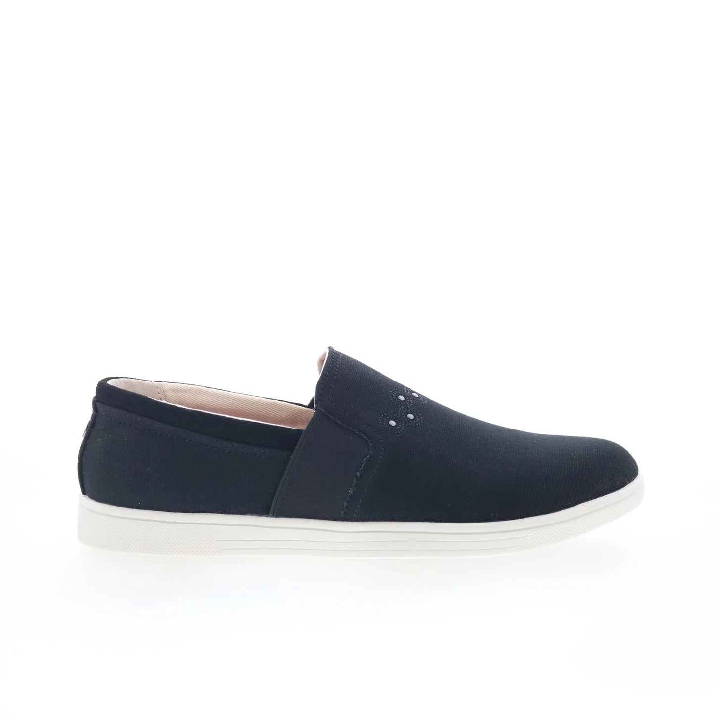 Spenco Waterfront Canvas SP1210BLK Womens Black Lifestyle Sneakers Shoes