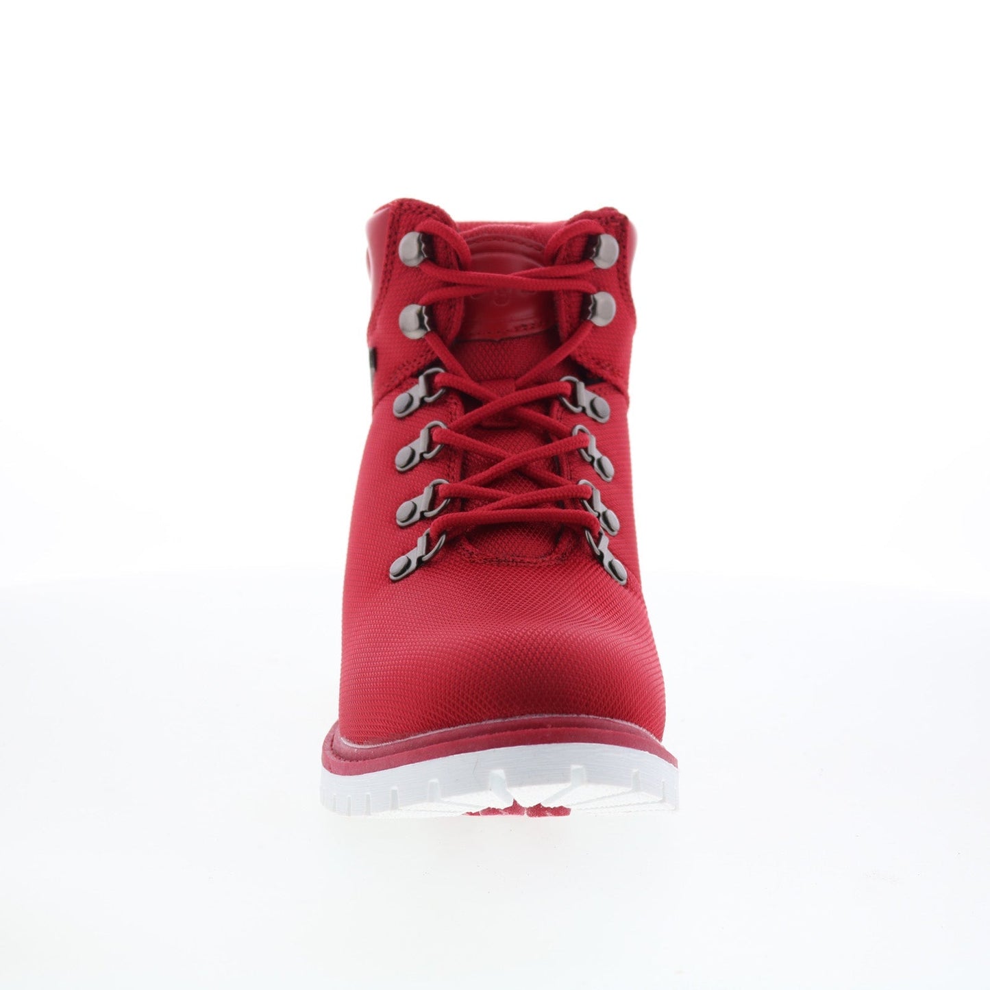 Lugz Grotto II WGROT2T-637 Womens Red Canvas Lace up Casual Dress Boots
