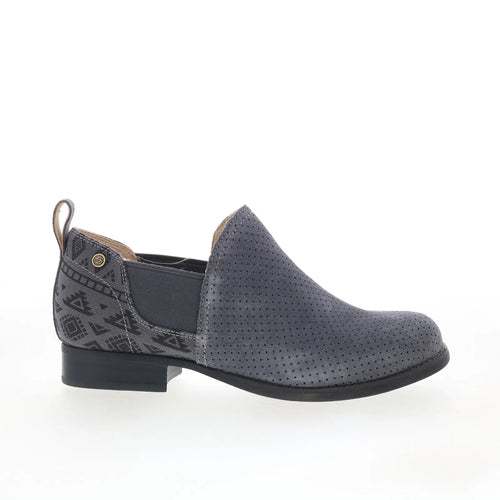 Spenco Wolfridge Shootie SP1041IRN Womens Gray Suede Ankle & Booties Boots