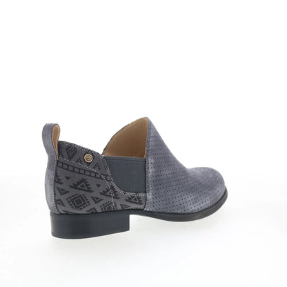 Spenco Wolfridge Shootie SP1041IRN Womens Gray Suede Ankle & Booties Boots
