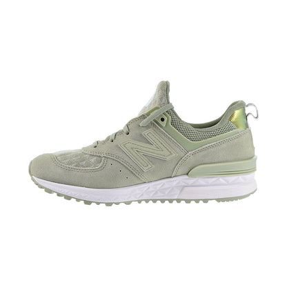 New Balance 574 Women's Shoes Silver Mint