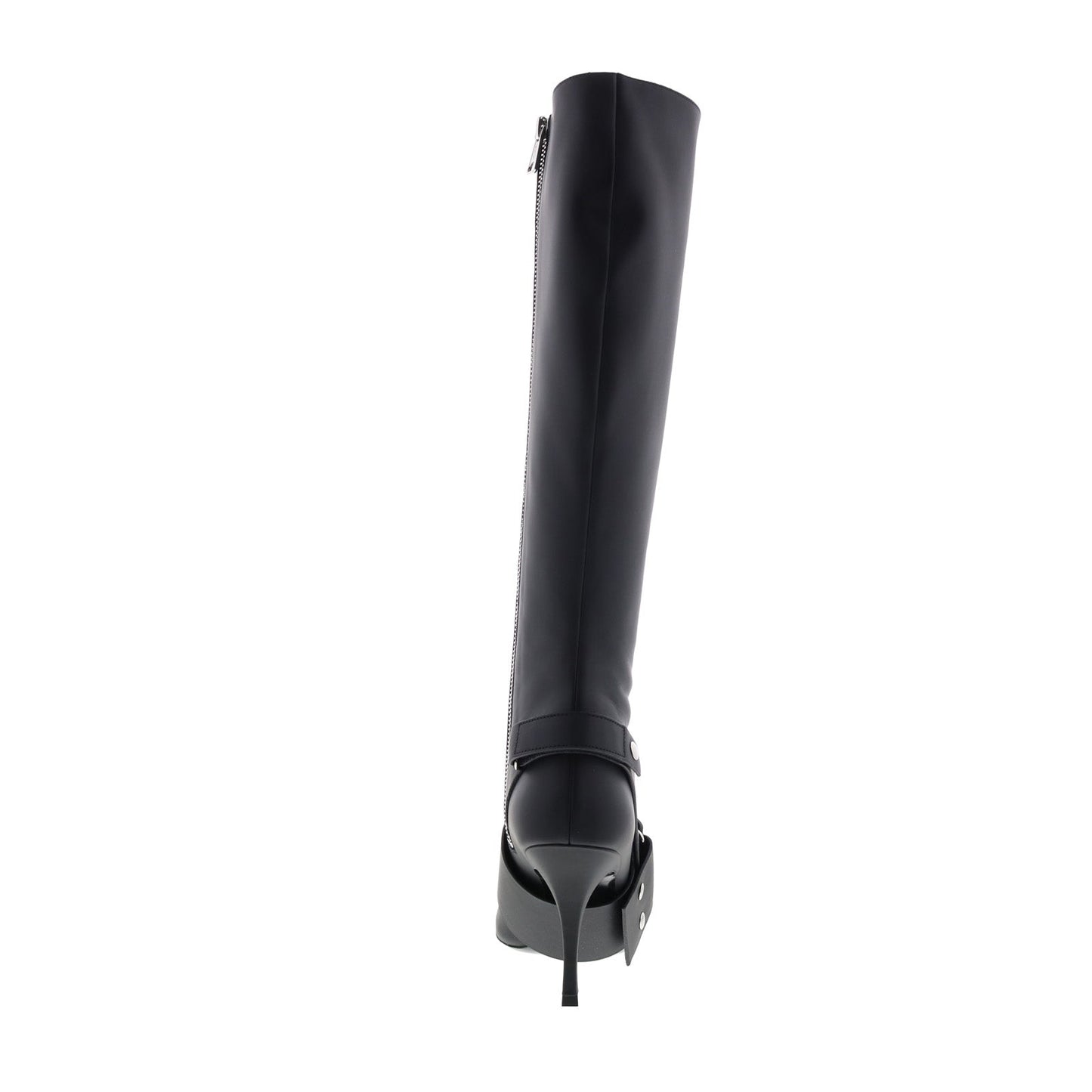 Diesel D-Venus WB Y03039-P1993-T8013 Womens Black Leather Knee High Boots